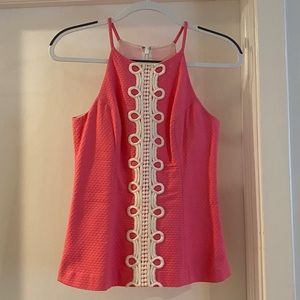 Lilly Pulitzer Annabelle Halter Top Pink